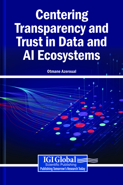 Centering Transparency and Trust in Data and AI Ecosystems — book cover